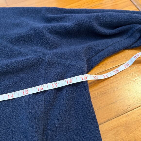 Women Alo Yoga Crew Neck Fleece Sweatshirt in Dark Blue Size Small - Picture 8 of 8